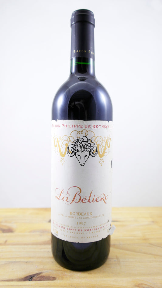 Vin Année 1997 La Bélière Rothschild