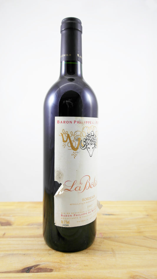 Vin Année 1997 La Bélière Rothschild ELA