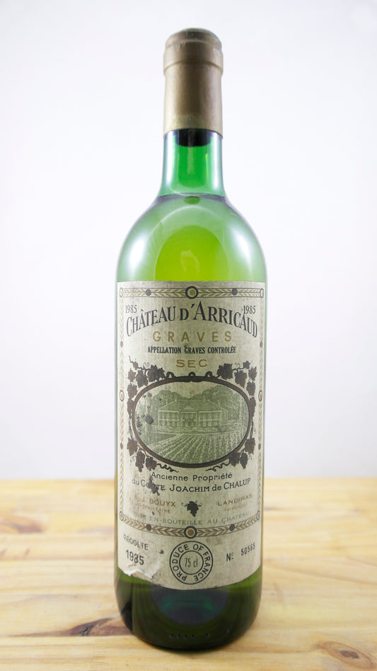 Vin Année 1985 Château d'Arricaud