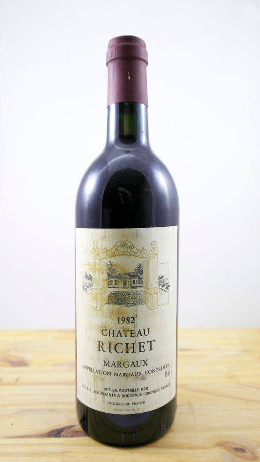 Vin Année 1982 Château Richet ELA