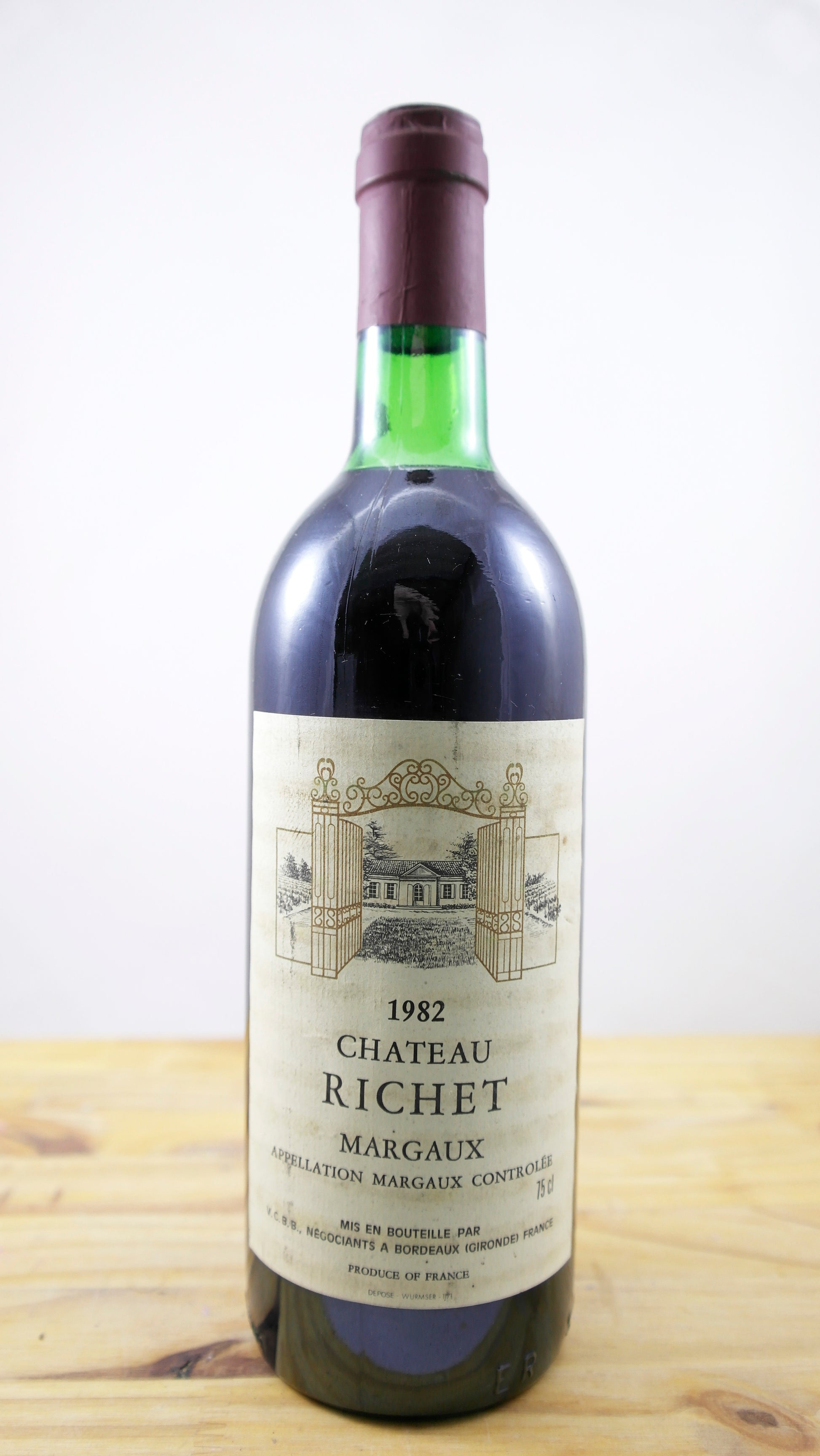 Vin Année 1982 Château Richet LB