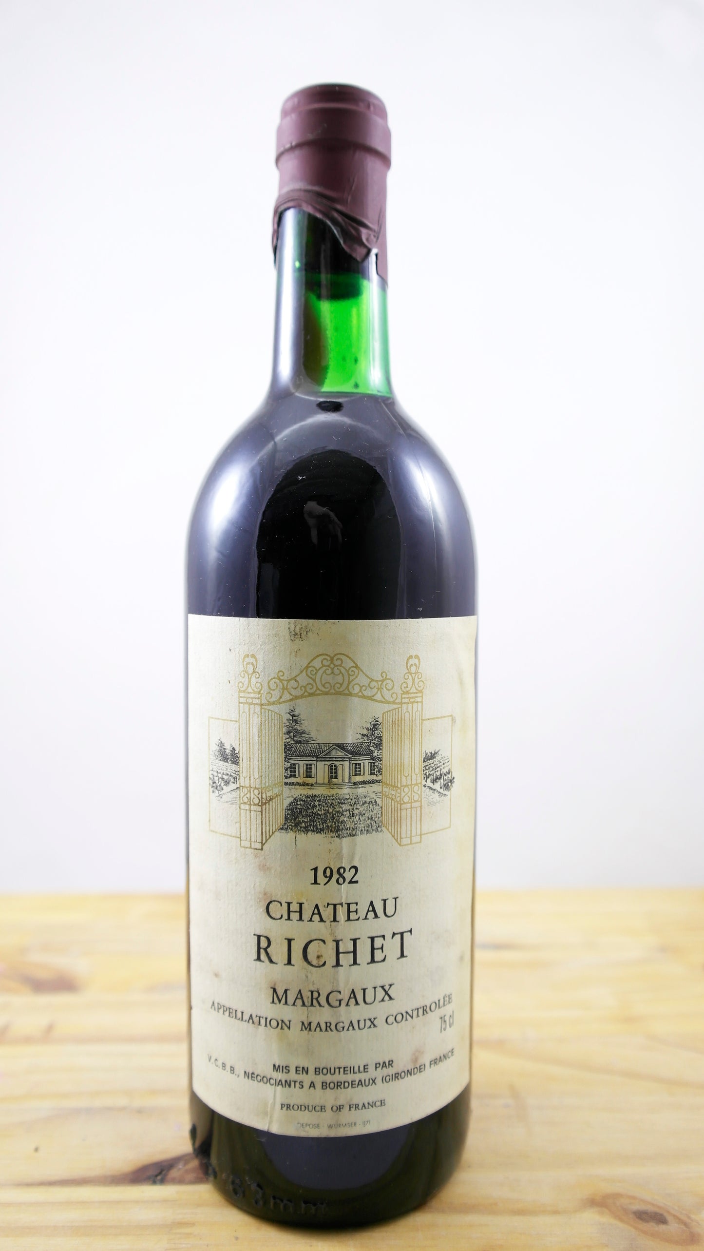 Vin Année 1982 Château Richet CA