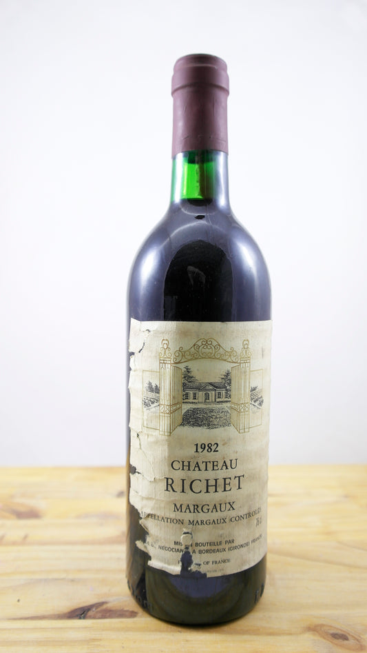 Vin Année 1982 Château Richet EA