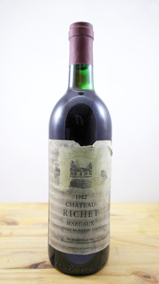 Vin Année 1982 Château Richet ES
