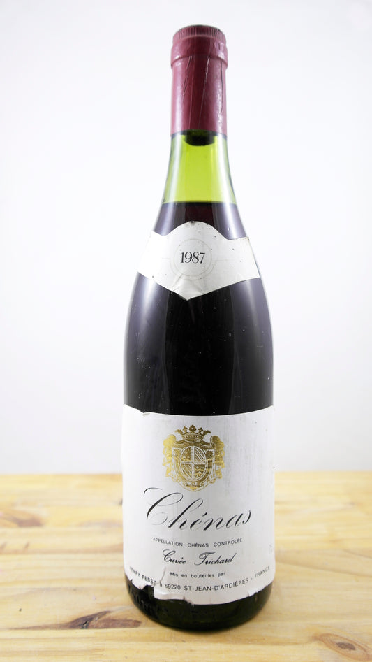 Vin Année 1987 Chénas Cuvée Trichard