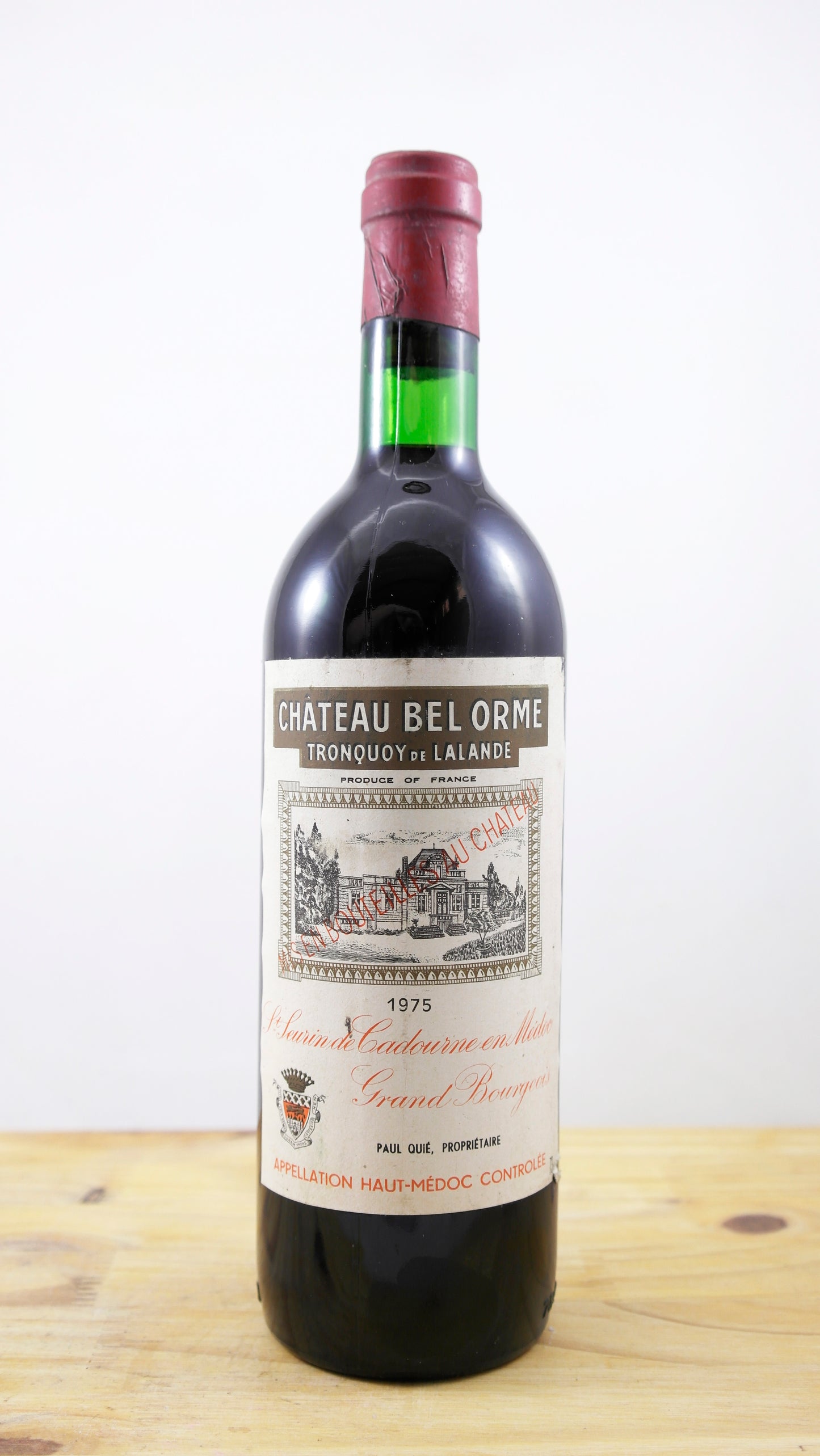 Vin Année 1975 Château Bel Orme Tronquoy de Lalande