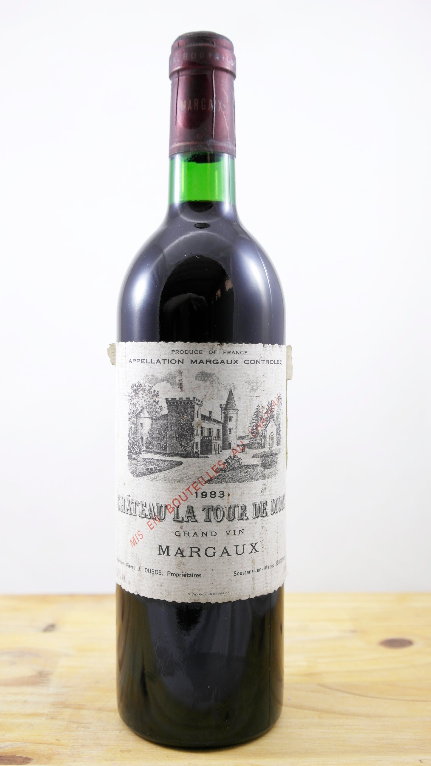 Vin Année 1983 Château La Tour de Mons