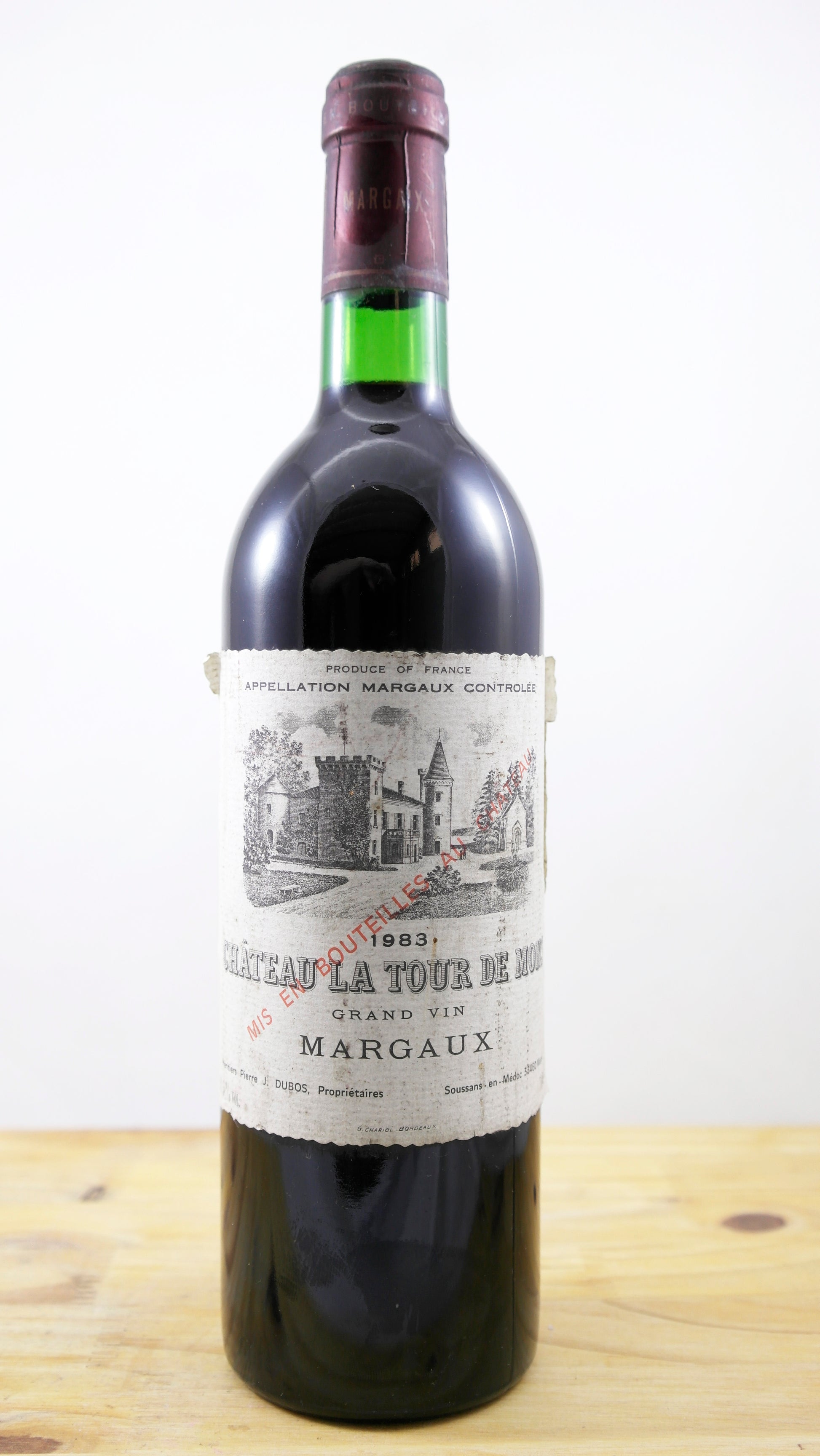 Vin Année 1983 Château La Tour de Mons