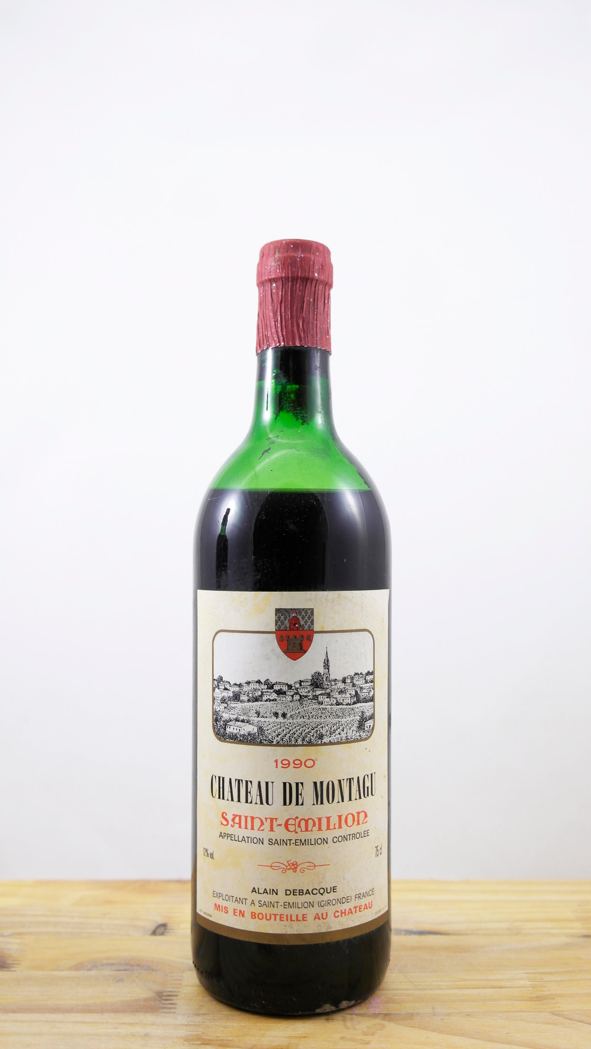 Vin Année 1990 Château de Montagu NB