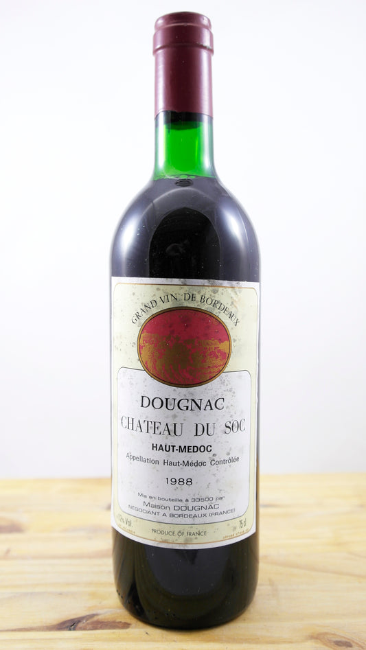 Vin Année 1988 Château du Soc CA