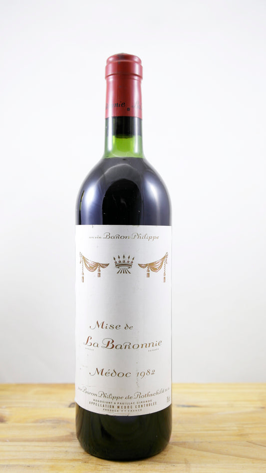 Vin Année 1982 Mise de la Barronie 