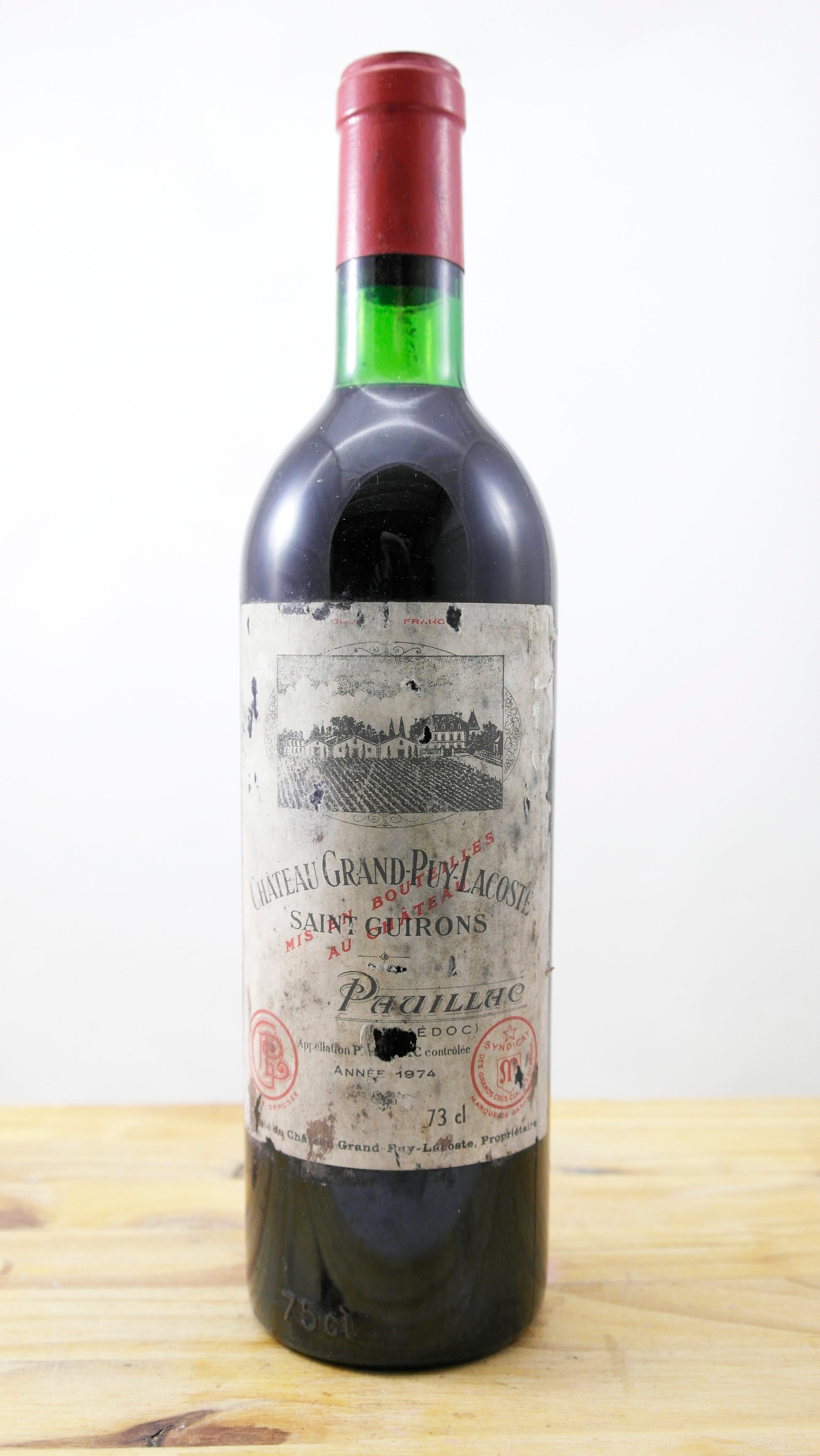 Vin Année 1974 Château Grand-Puy-Lacoste 