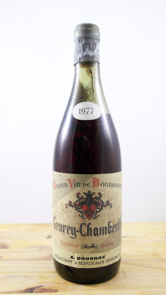 Vin Année 1977 Gevrey-Chambertin Dougnac EA