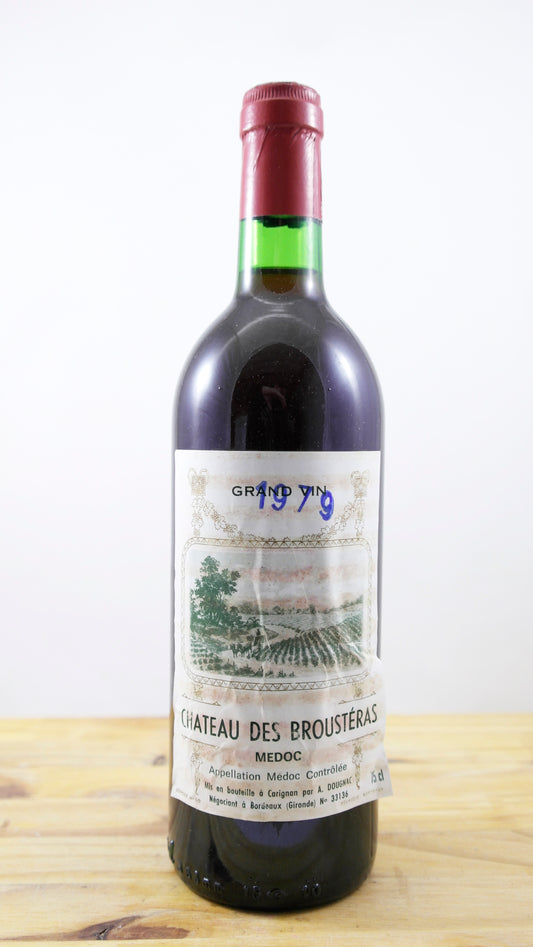 Vin Année 1979 Château des Brousteras EDT