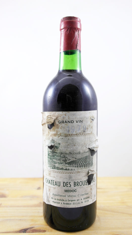 Vin Année 1979 Château des Brousteras ETA
