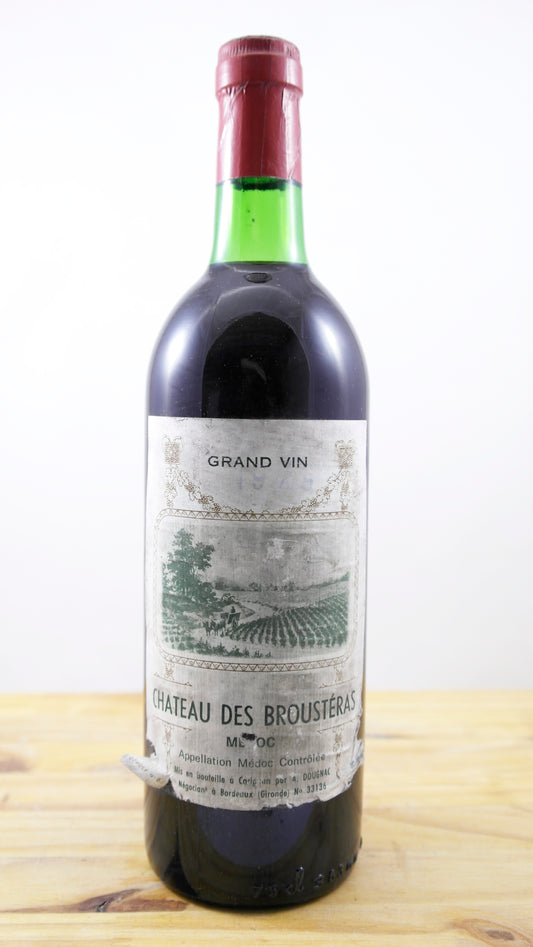 Vin Année 1979 Château des Brousteras LB