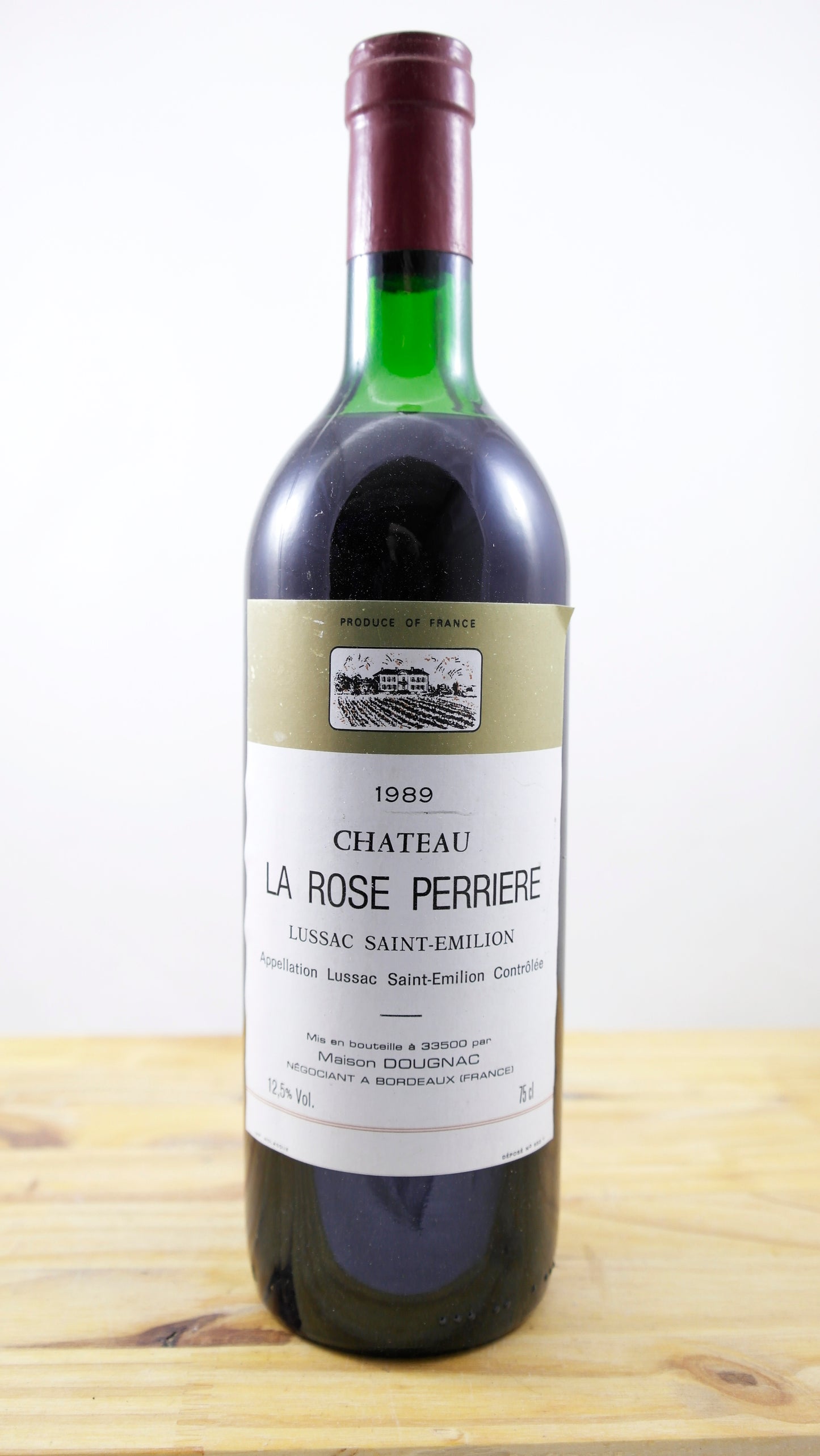 Vin Année 1989 Château La Rose Perriere LB