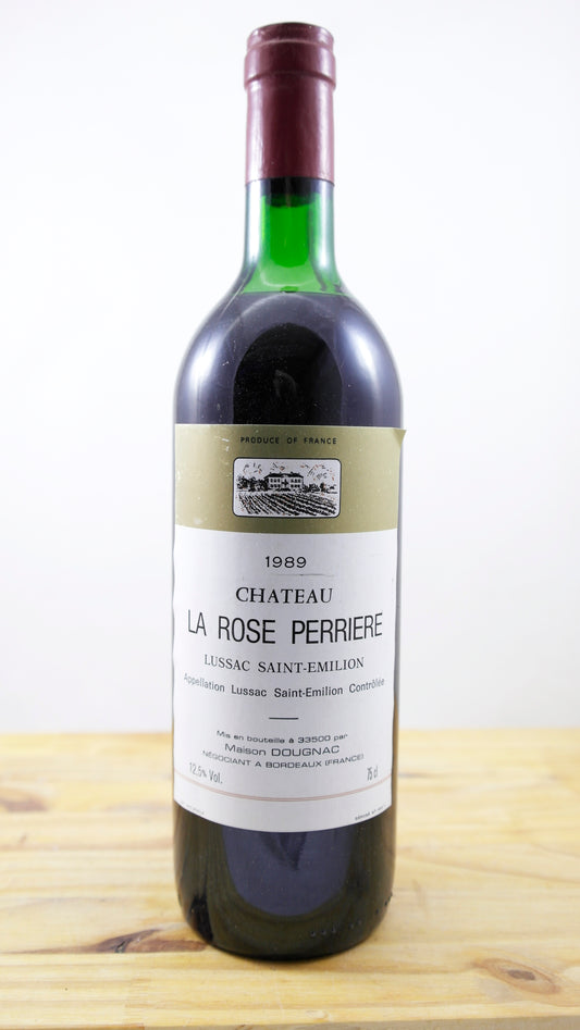 Vin Année 1989 Château La Rose Perriere LB