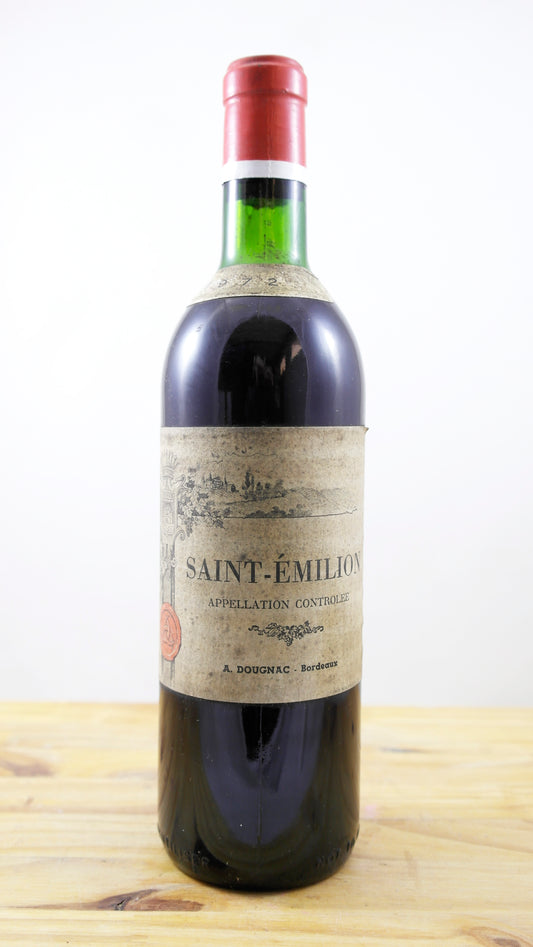 Vin Année 1972 Saint-Emilion Dougnac