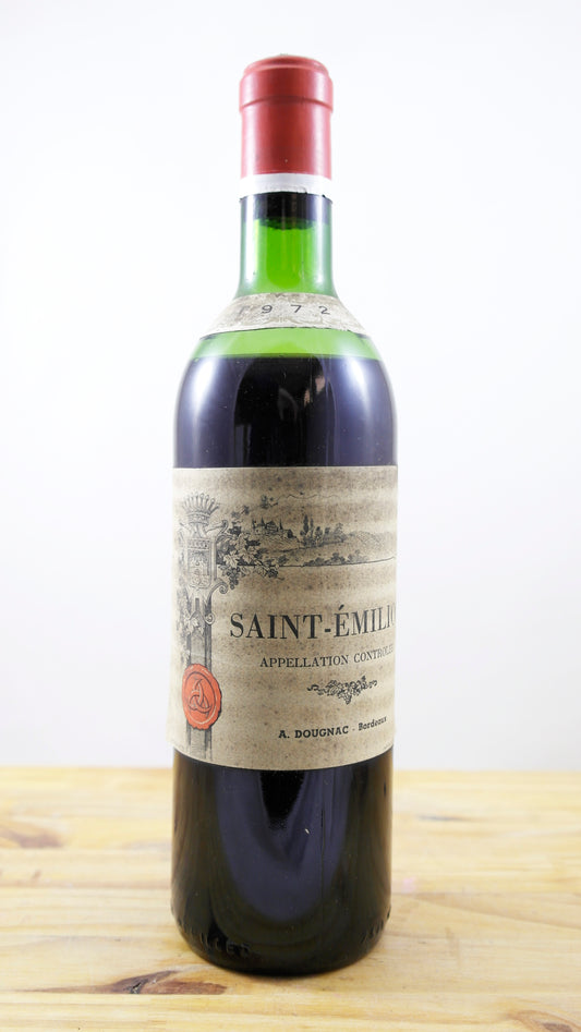 Vin Année 1972 Saint-Emilion Dougnac NB