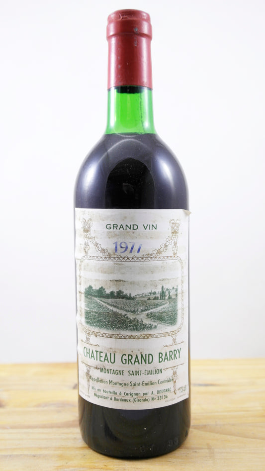 Vin Année 1977 Château Grand Barry TLB