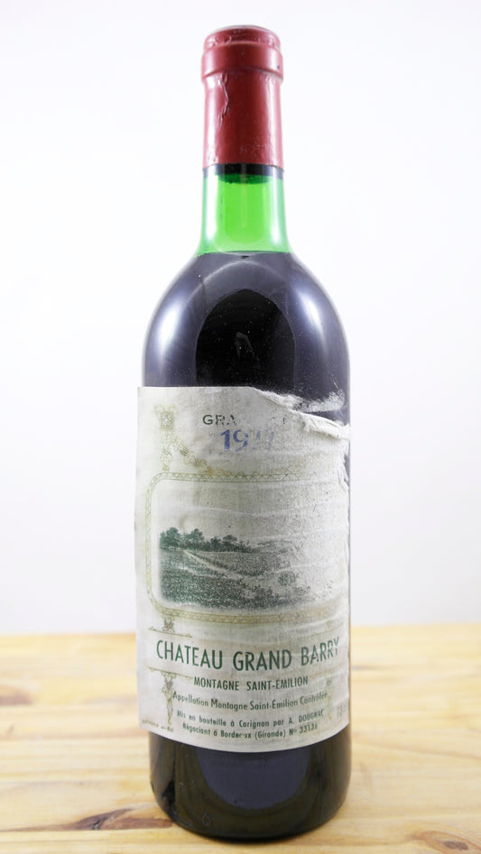 Vin Année 1977 Château Grand Barry LB