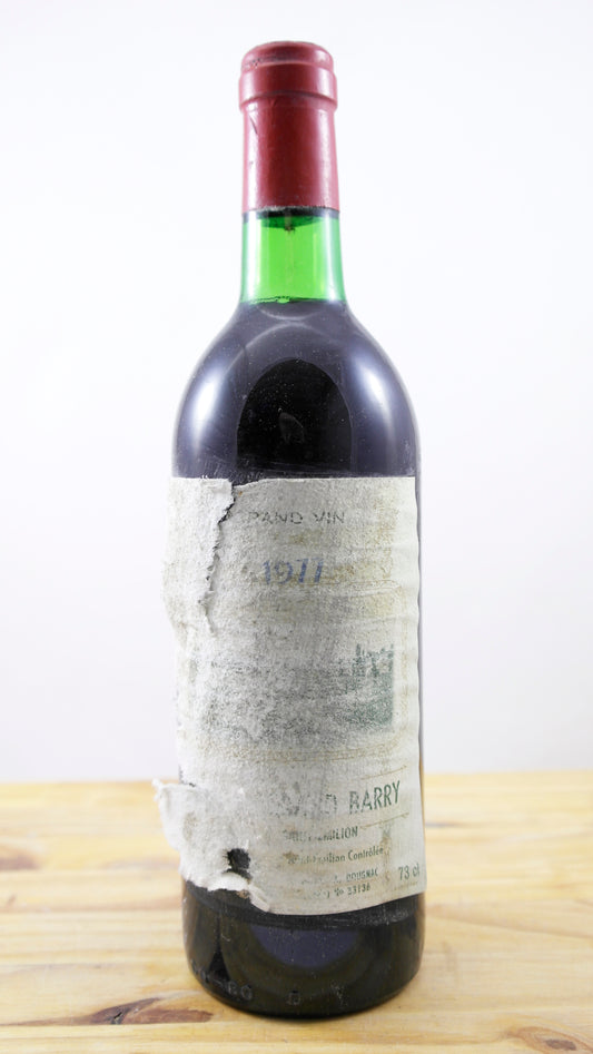 Vin Année 1977 Château Grand Barry ETA