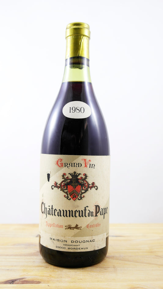 Vin Année 1980 Châteauneuf du Pape Dougnac
