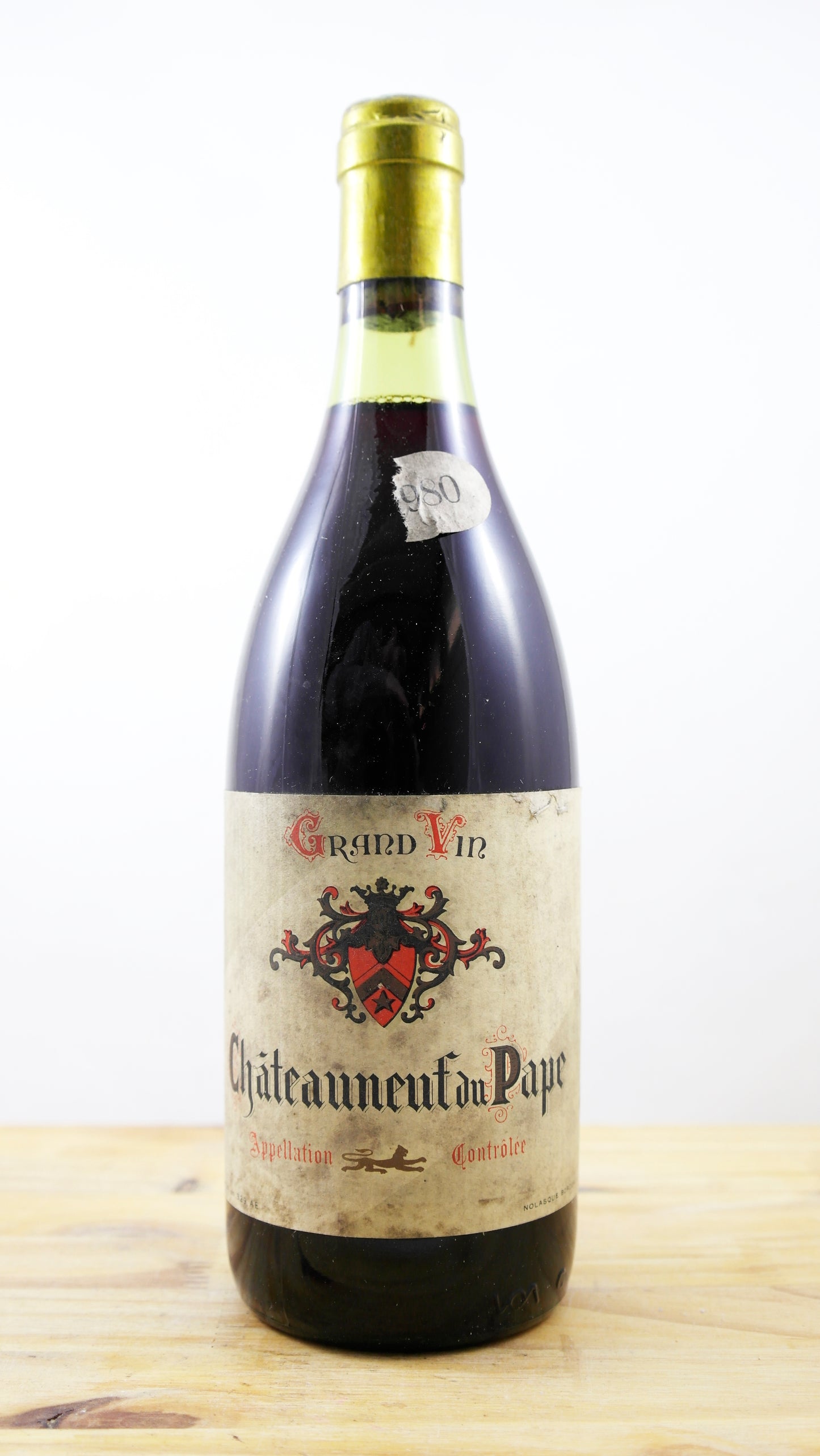 Vin Année 1980 Châteauneuf du Pape Dougnac MA