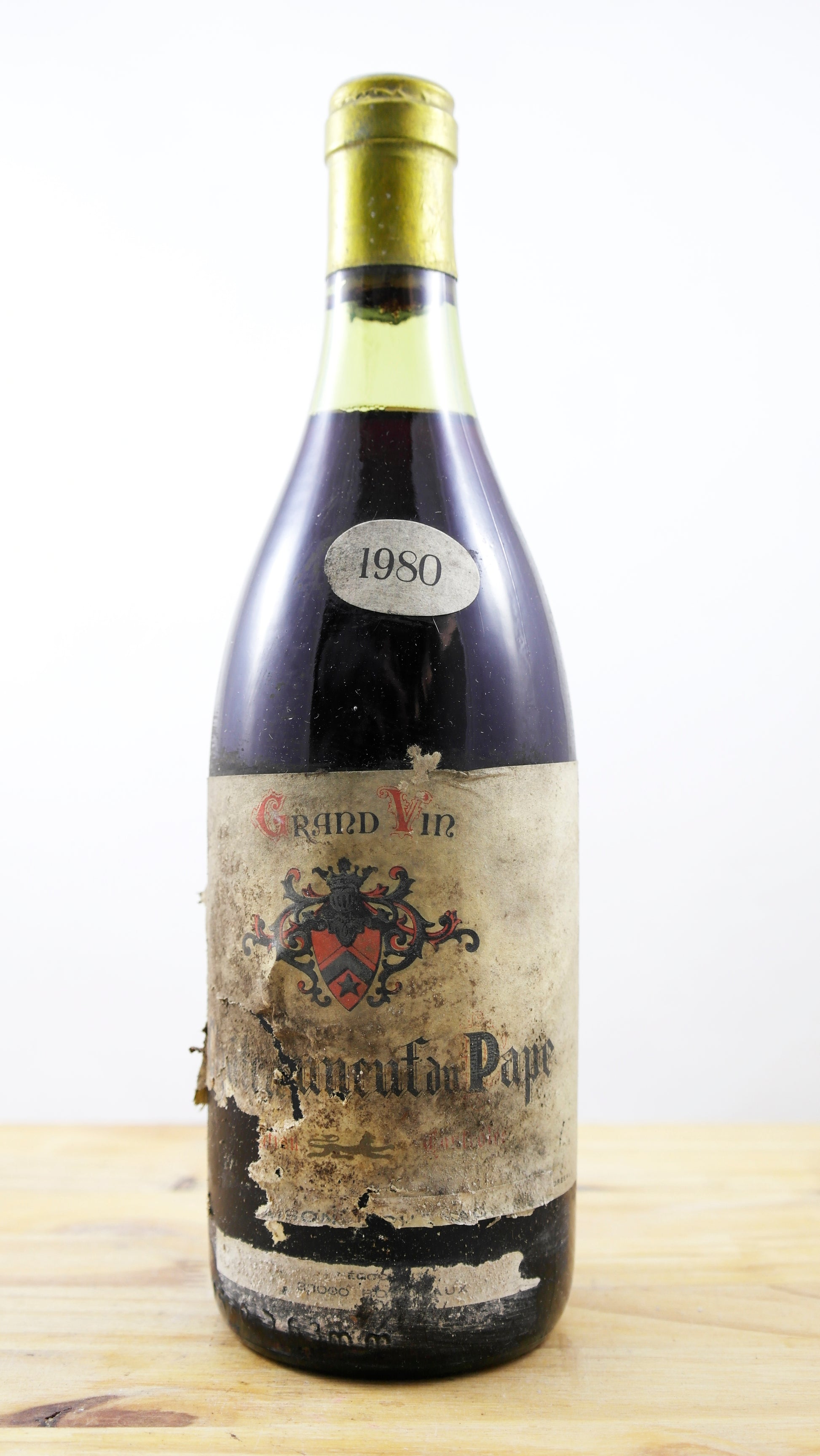Vin Année 1980 Châteauneuf du Pape Dougnac ES