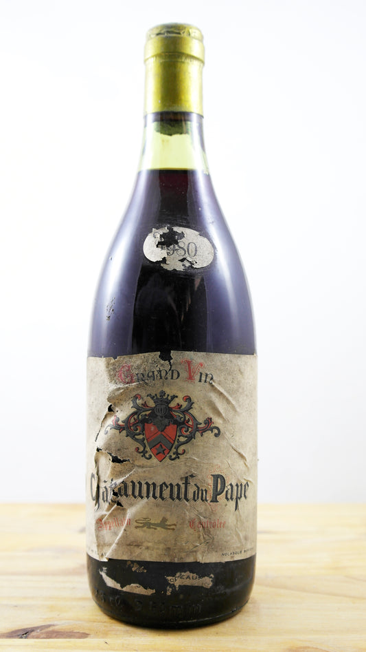 Vin Année 1980 Châteauneuf du Pape Dougnac ETS