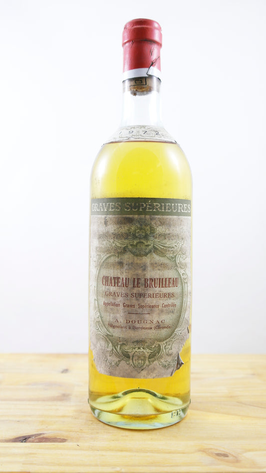 Vin Année 1972 Château le Bruilleau ME