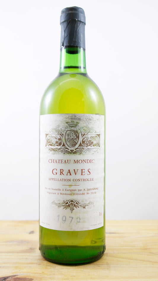 Vin Année 1979 Château Mondic 