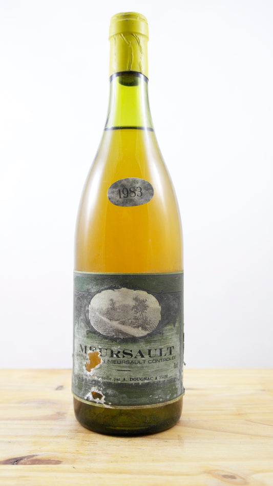 Vin Année 1983 Meursault Dougnac EA