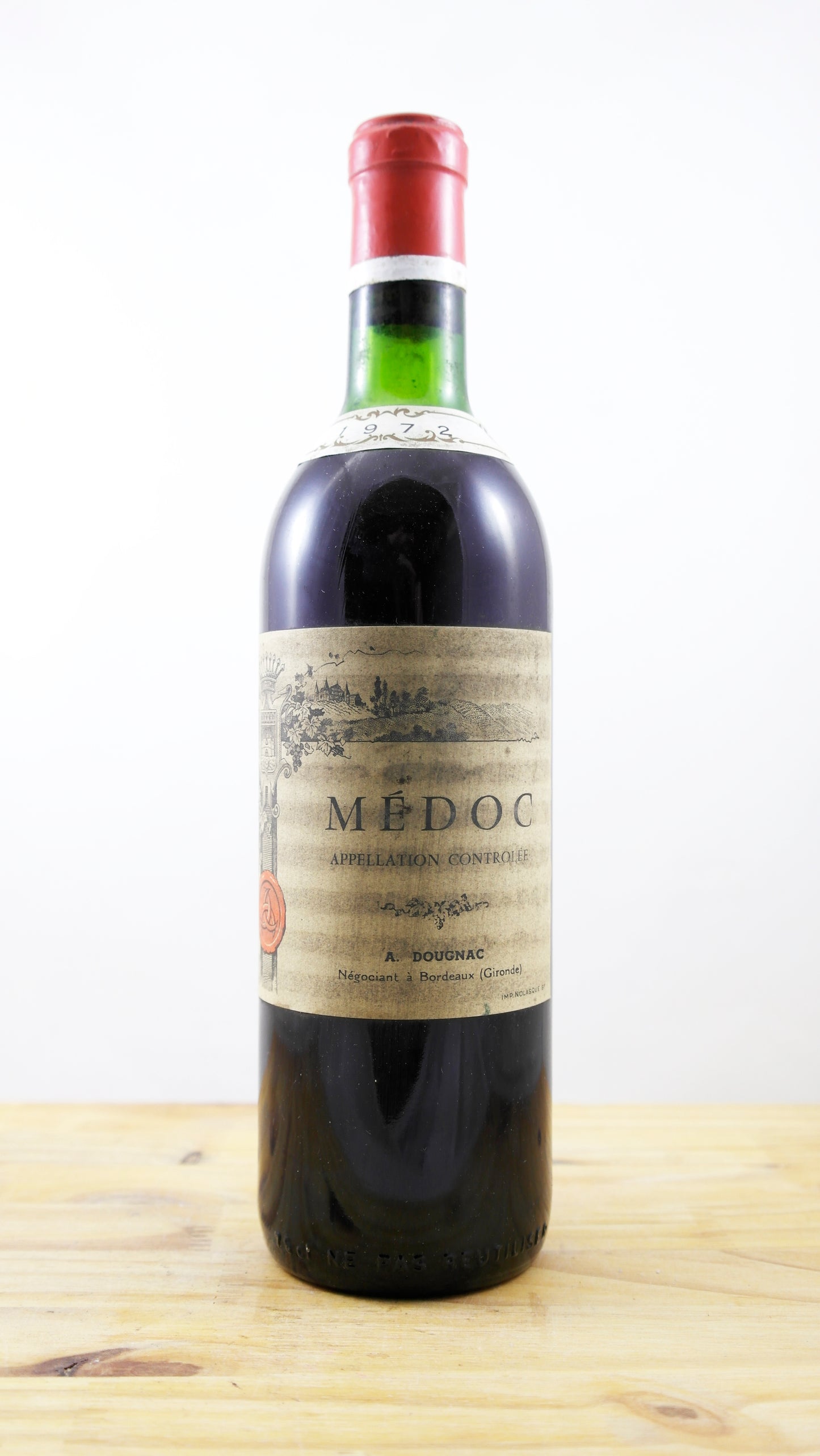 Vin Année 1972 Médoc Dougnac 