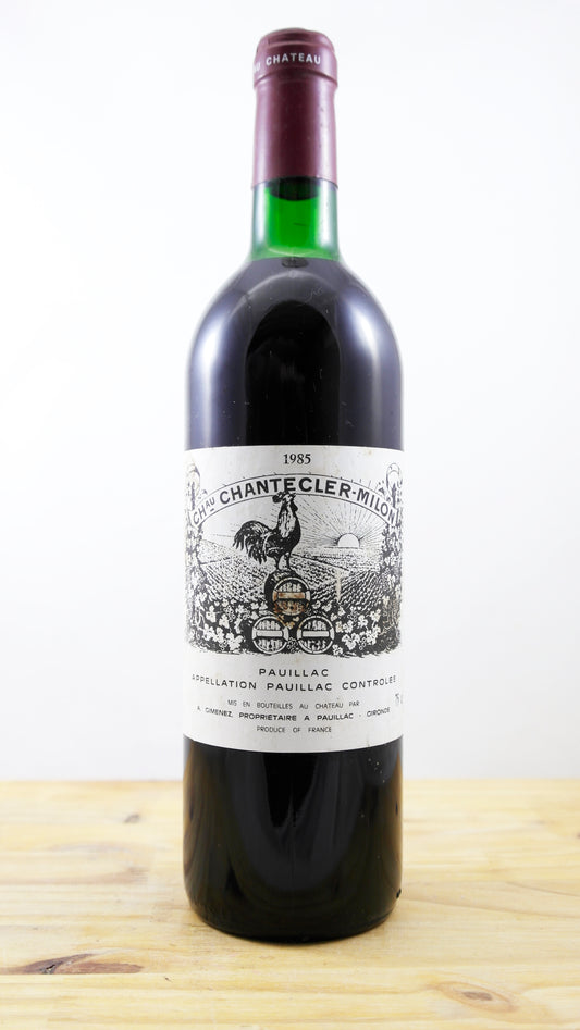 Vin Année 1985 Château Chantecler-Milon