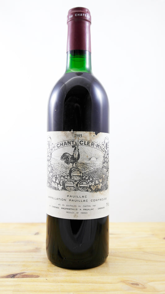Vin Année 1985 Château Chantecler-Milon ELA