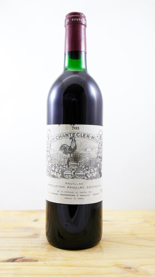Vin Année 1985 Château Chantecler-Milon EA