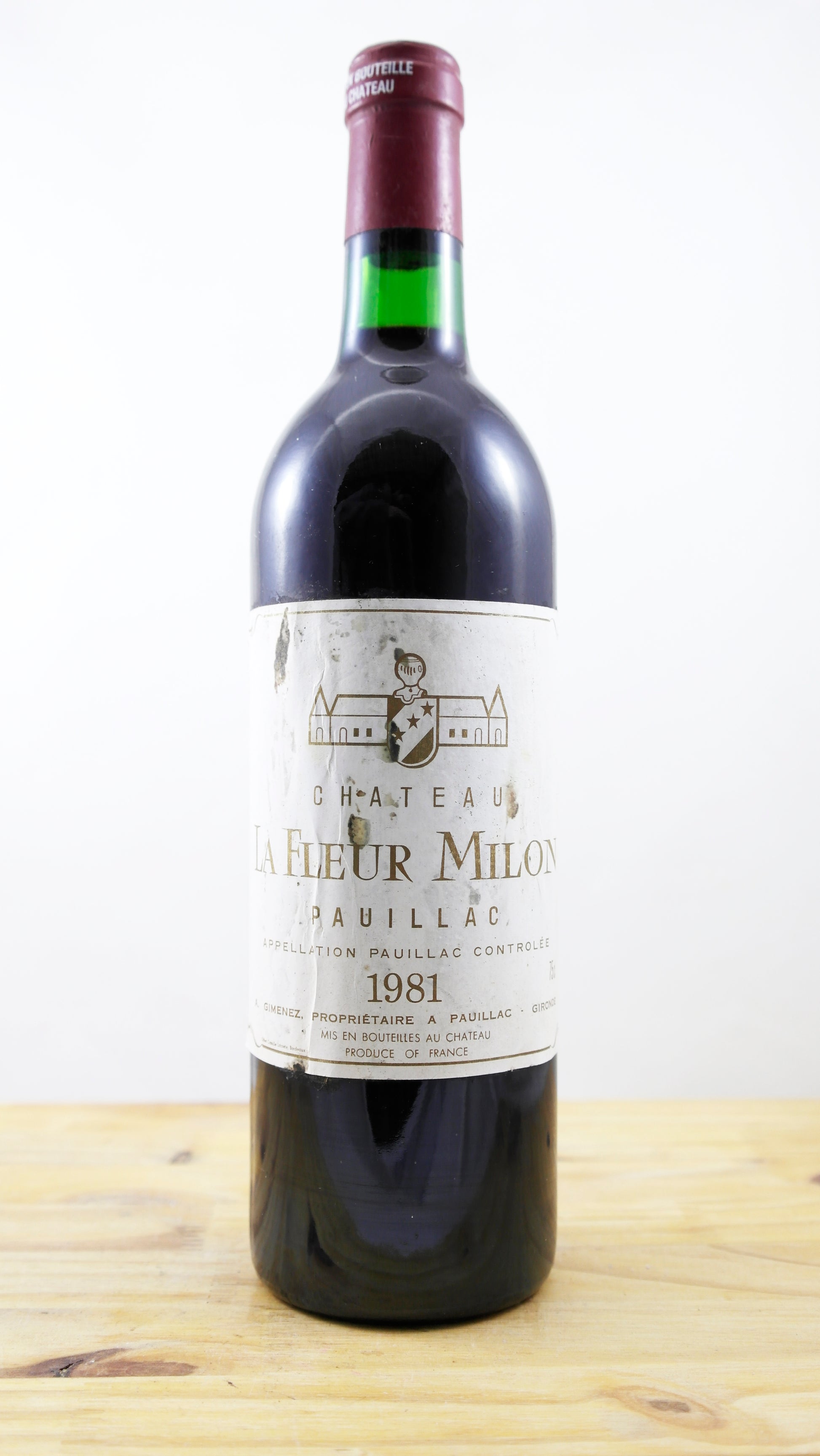 Vin Année 1981 Château La Fleur Milon ELA