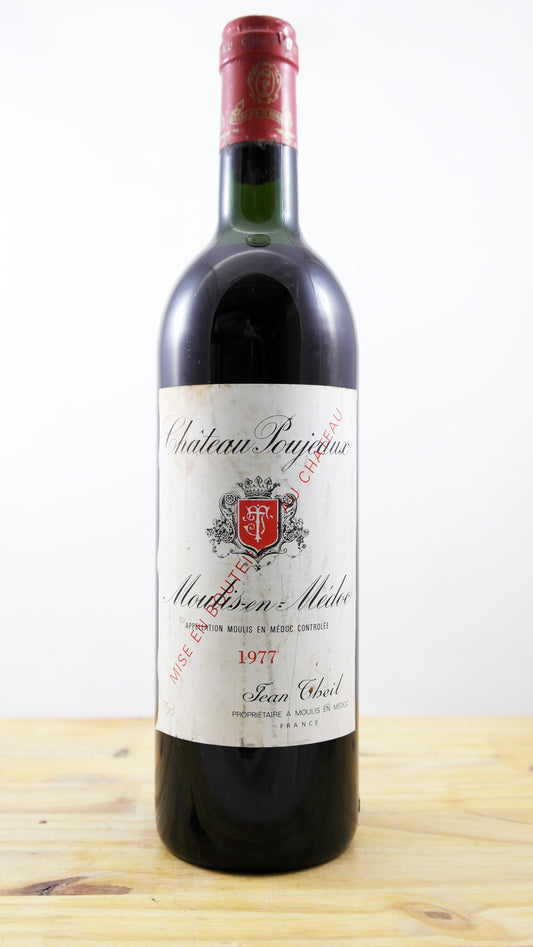 Vin Année 1977 Château Poujeaux HE