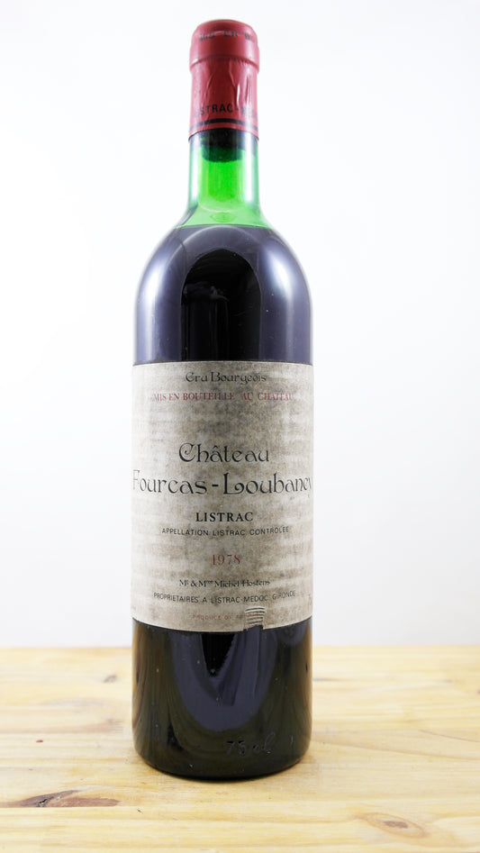 Vin Année 1978 Château Fourcas-Loubaney