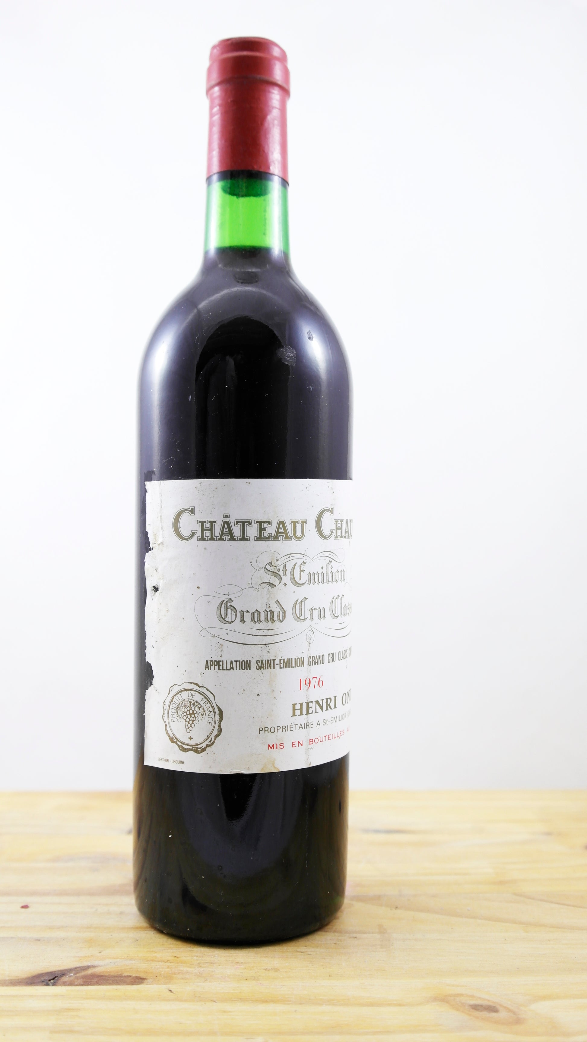 Vin Année 1976 Château Chauvin