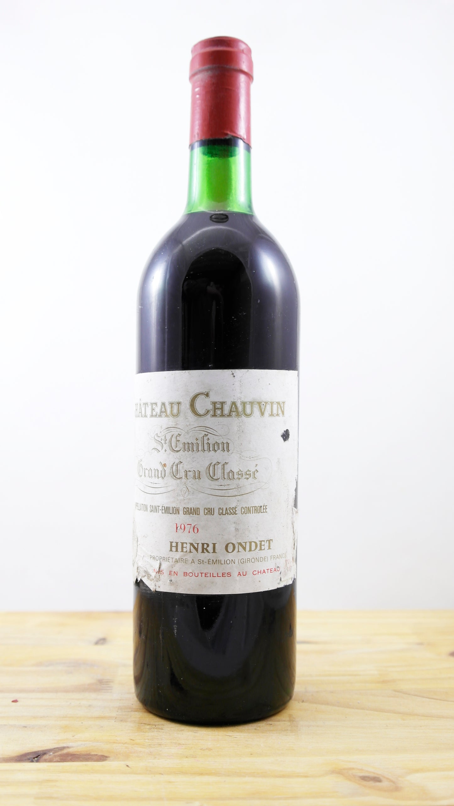 Vin Année 1976 Château Chauvin NB