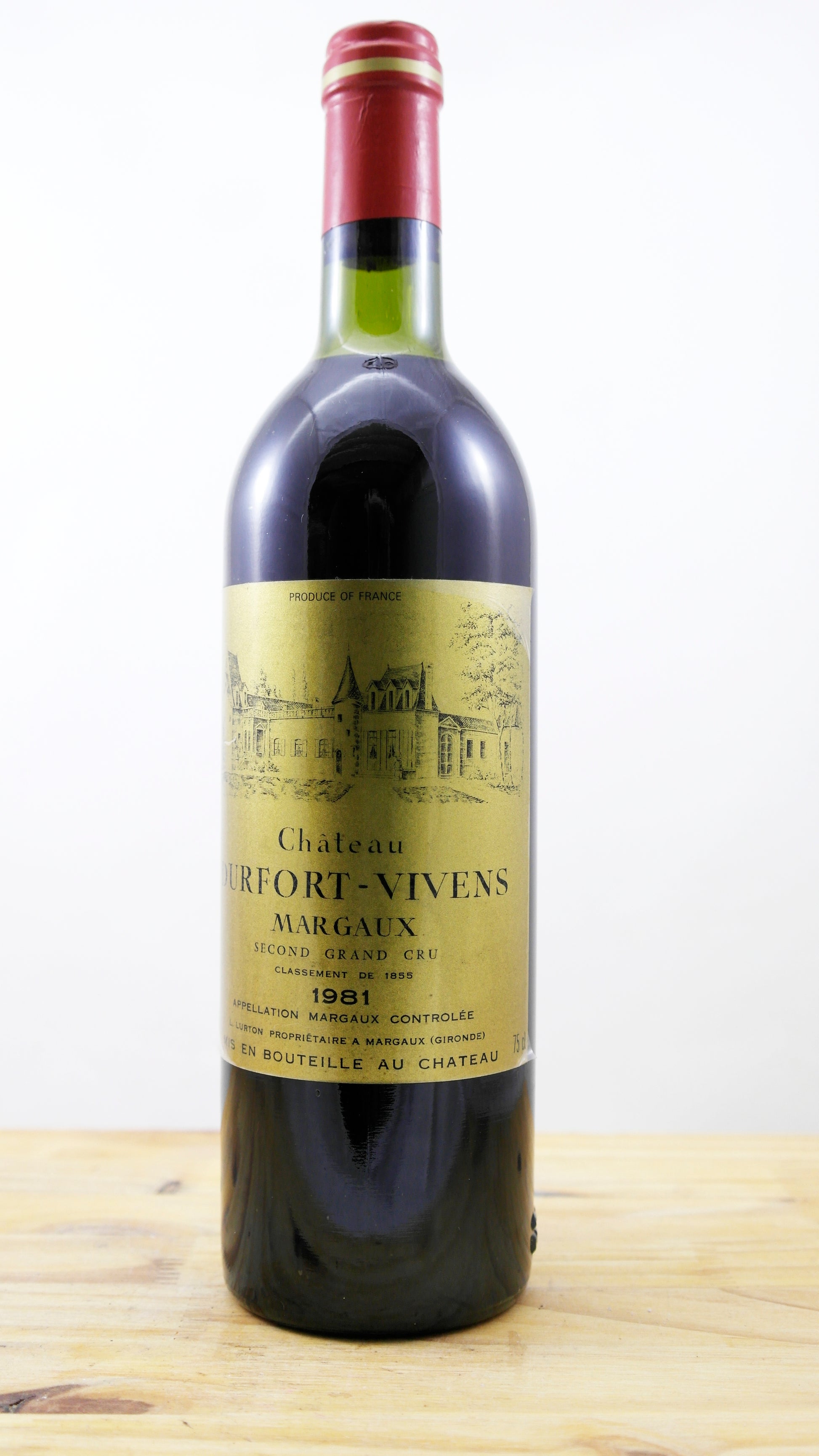 Vin Année 1981 Château Durfort-Vivens