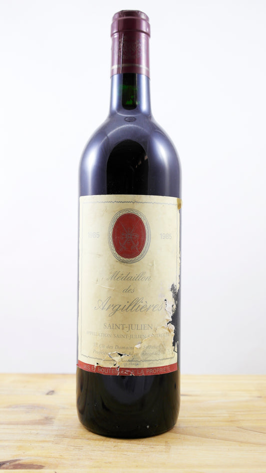 Vin Année 1985 Médaillon des Argillières TLB