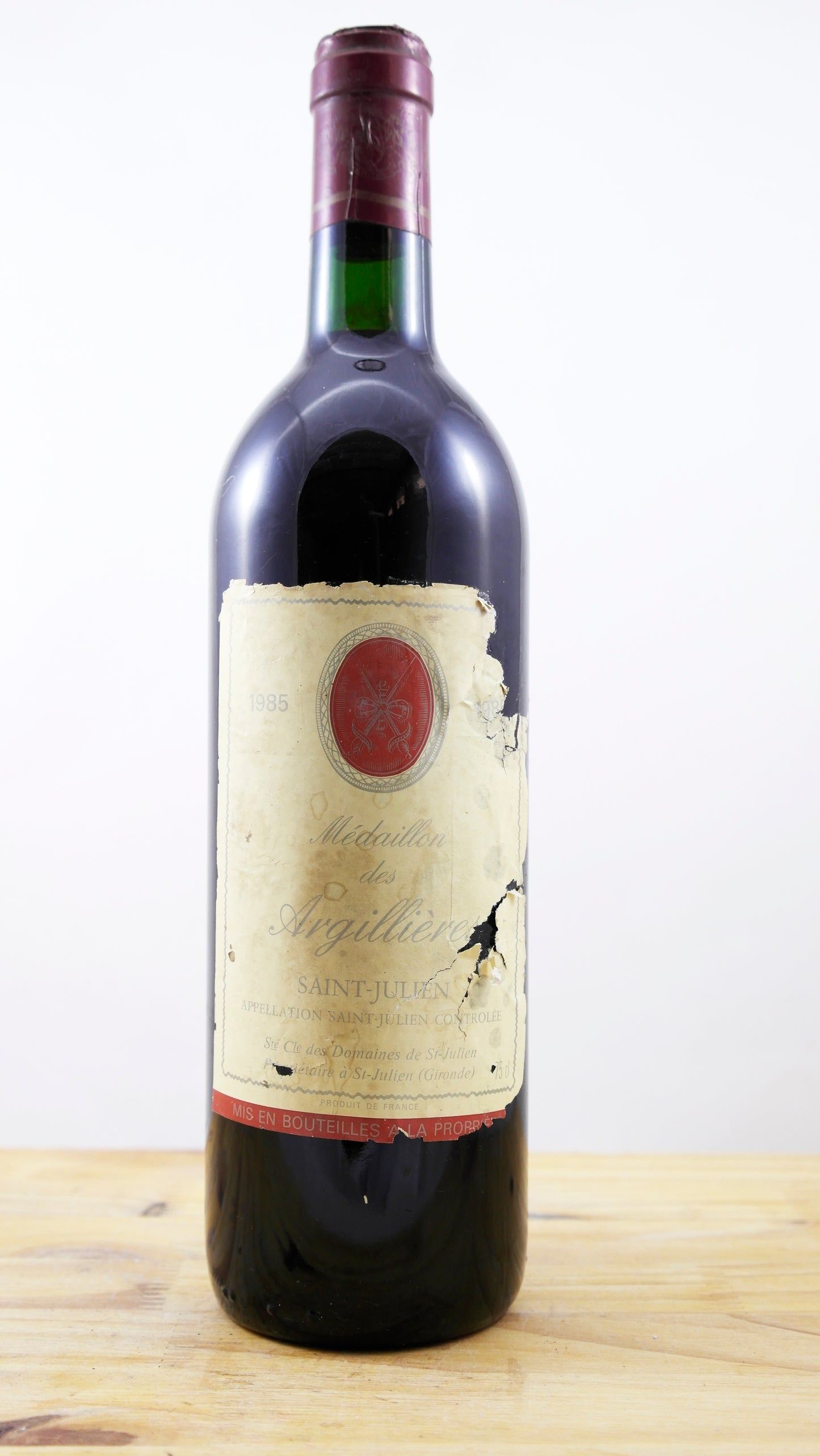 Vin Année 1985 Médaillon des Argillières EA