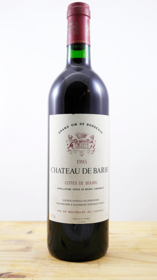 Vin Année 1985 Château de Barbe