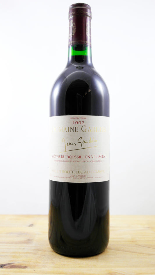 Vin Année 1993 Domaine Gardies
