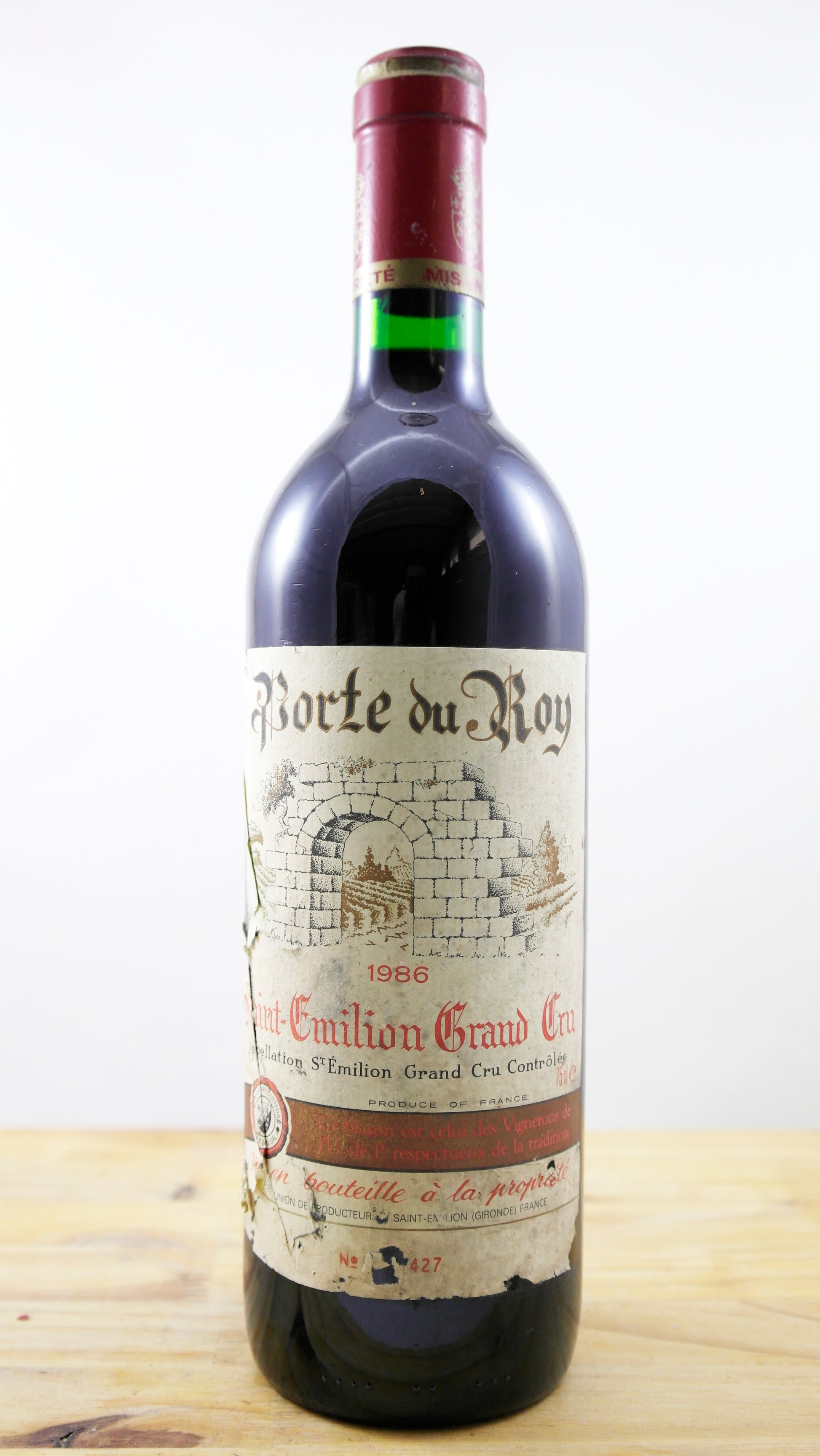 Vin Année 1986 Porte du Roy TLB