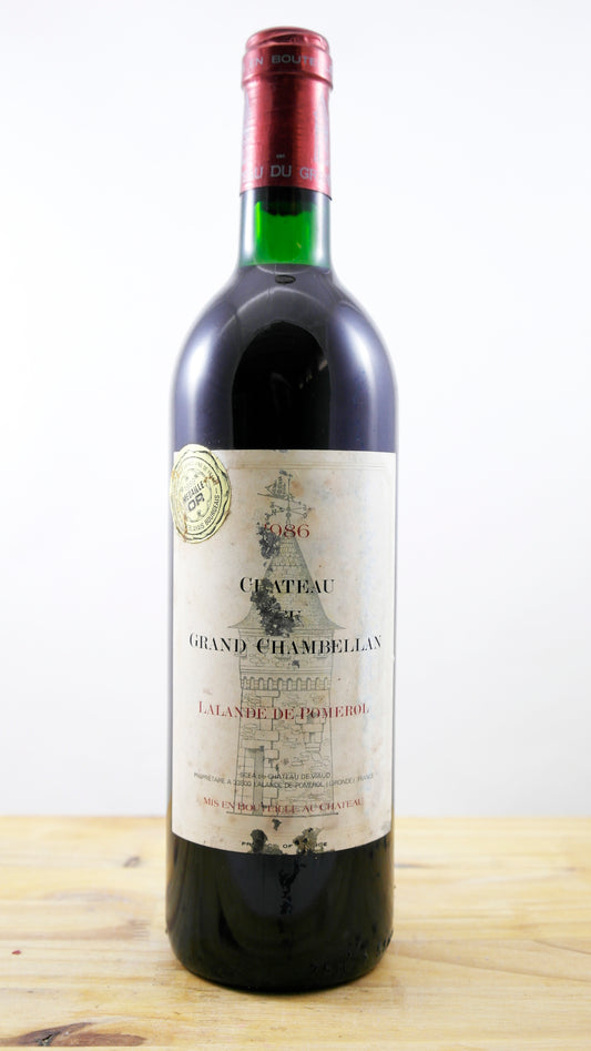 Vin Année 1986 Château du Grand Chambellan MA